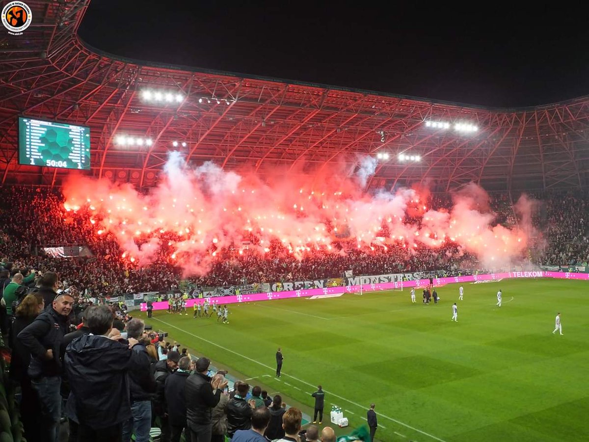 Képekben a Ferencváros–Újpest derbi