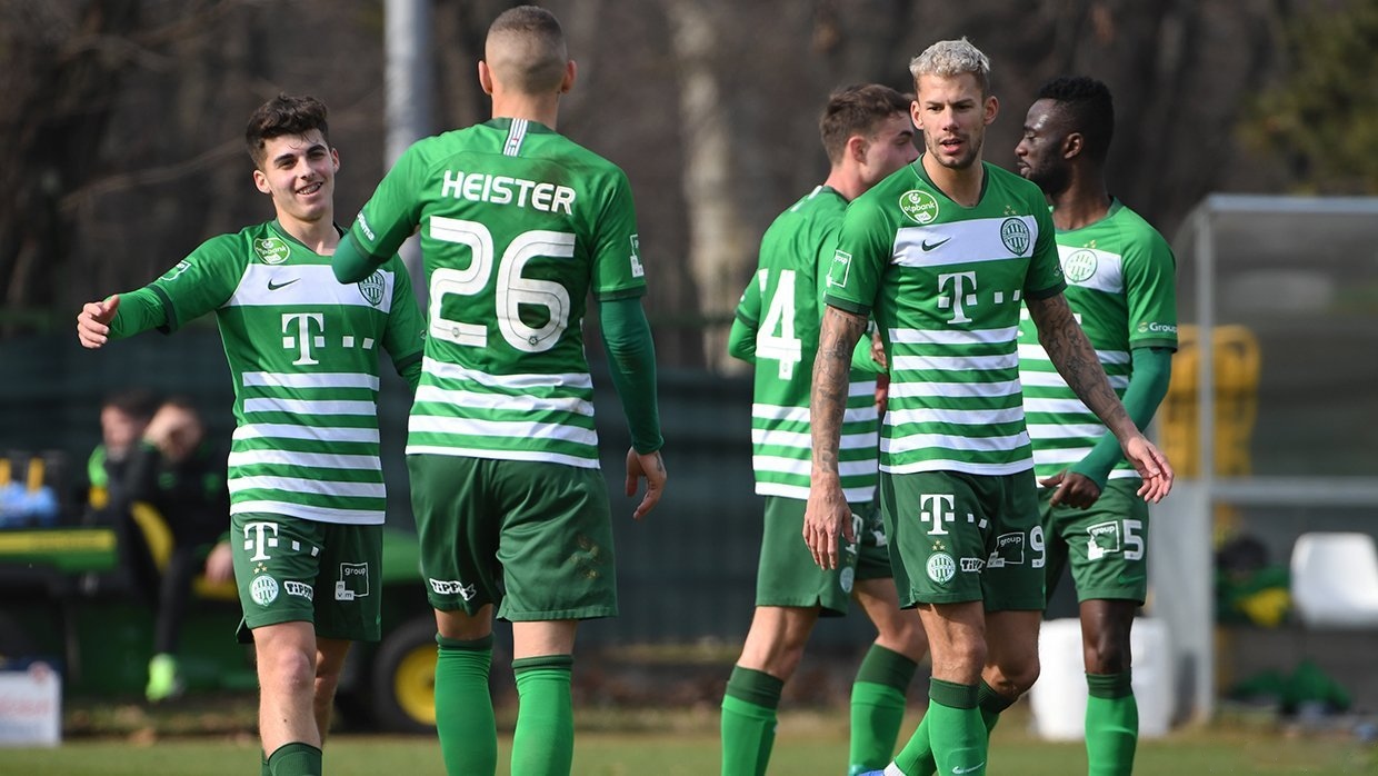 BUDAPEST, HUNGARY - APRIL 2: Marcel Heister of MOL Fehervar FC