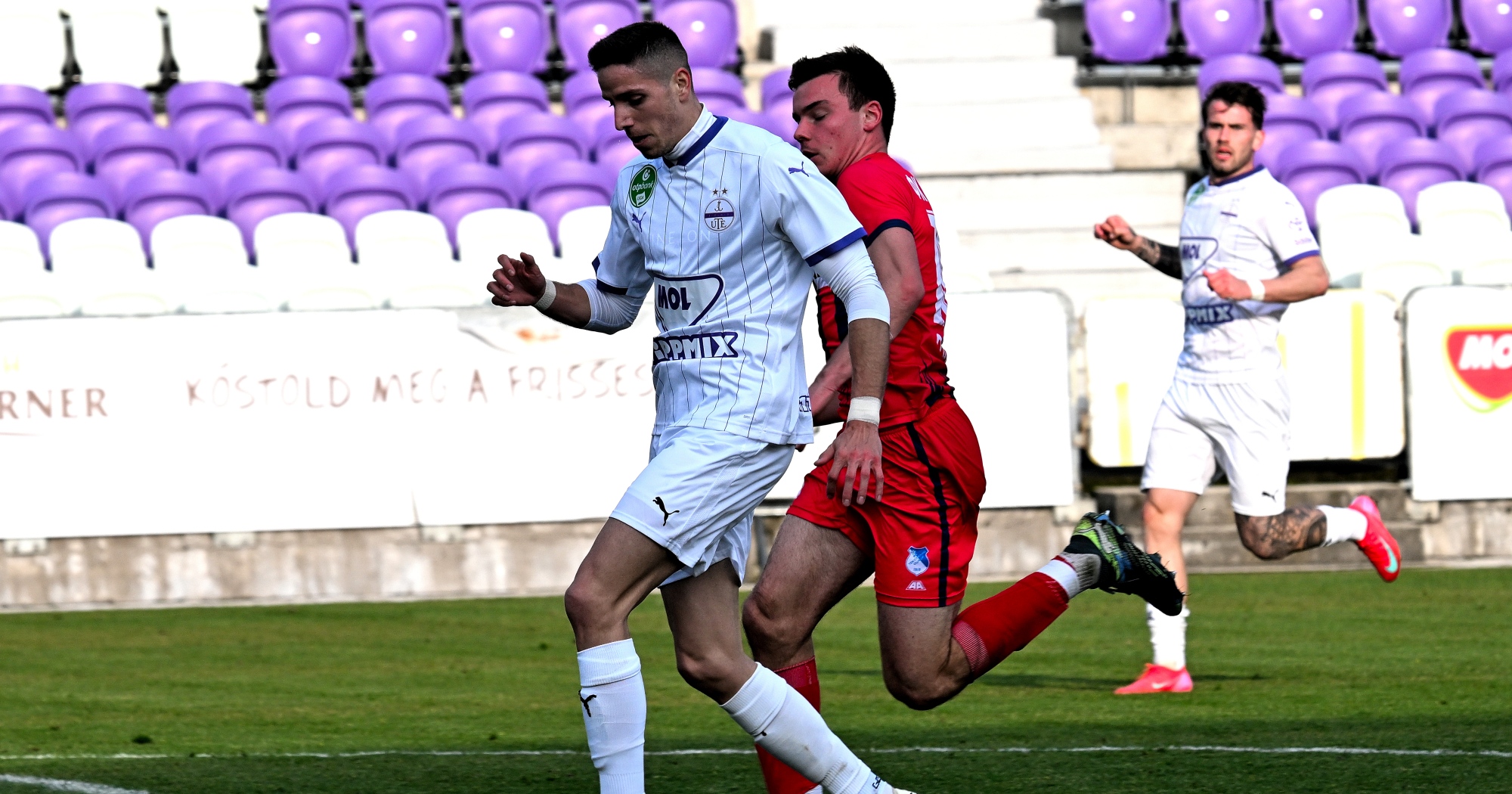 Újpest: Pár hónap után elvinnék a lilák csatárát - nem is olyan messzire