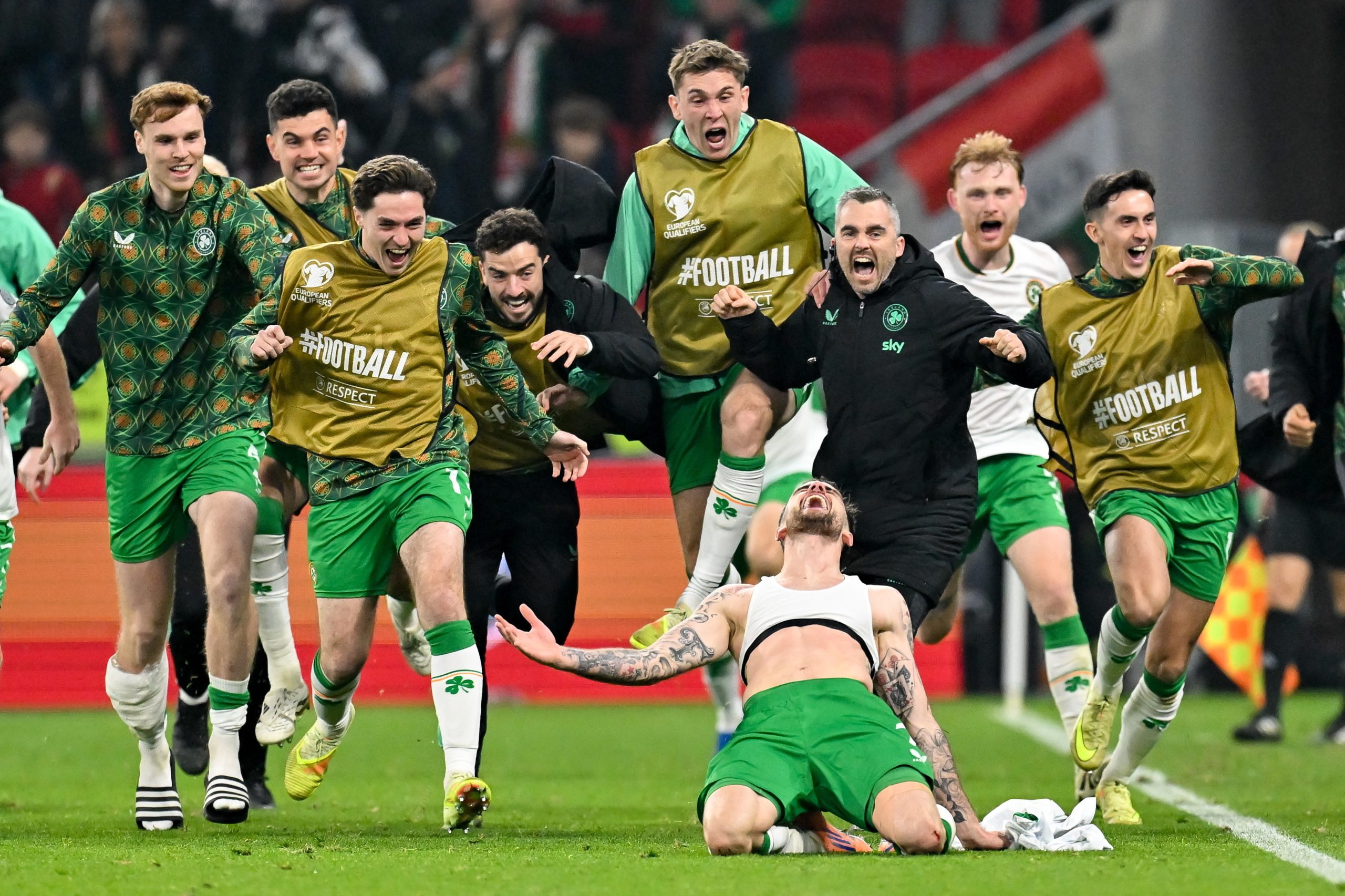 Az írek bizakodnak a vb-pótselejtező sorsolása után: "Elég jó a sorsolás, van esélyünk"