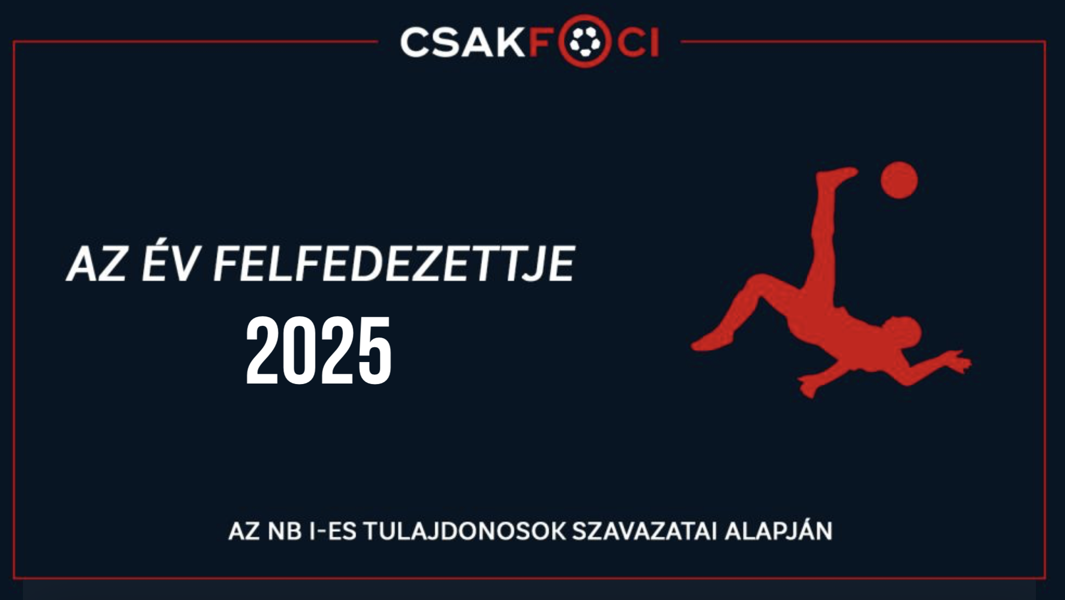 NB I: Ő lett 2025 felfedezettje a klubtulajdonosoknál és a vezetőknél - exkluzív