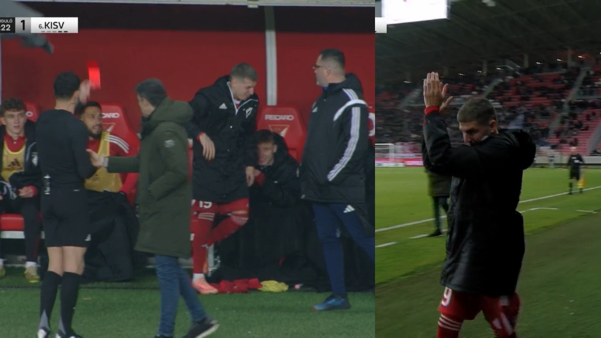 NB I: Hetekre elmeszelte az MLSZ a bírót megtapsoló Loki-játékost - videó