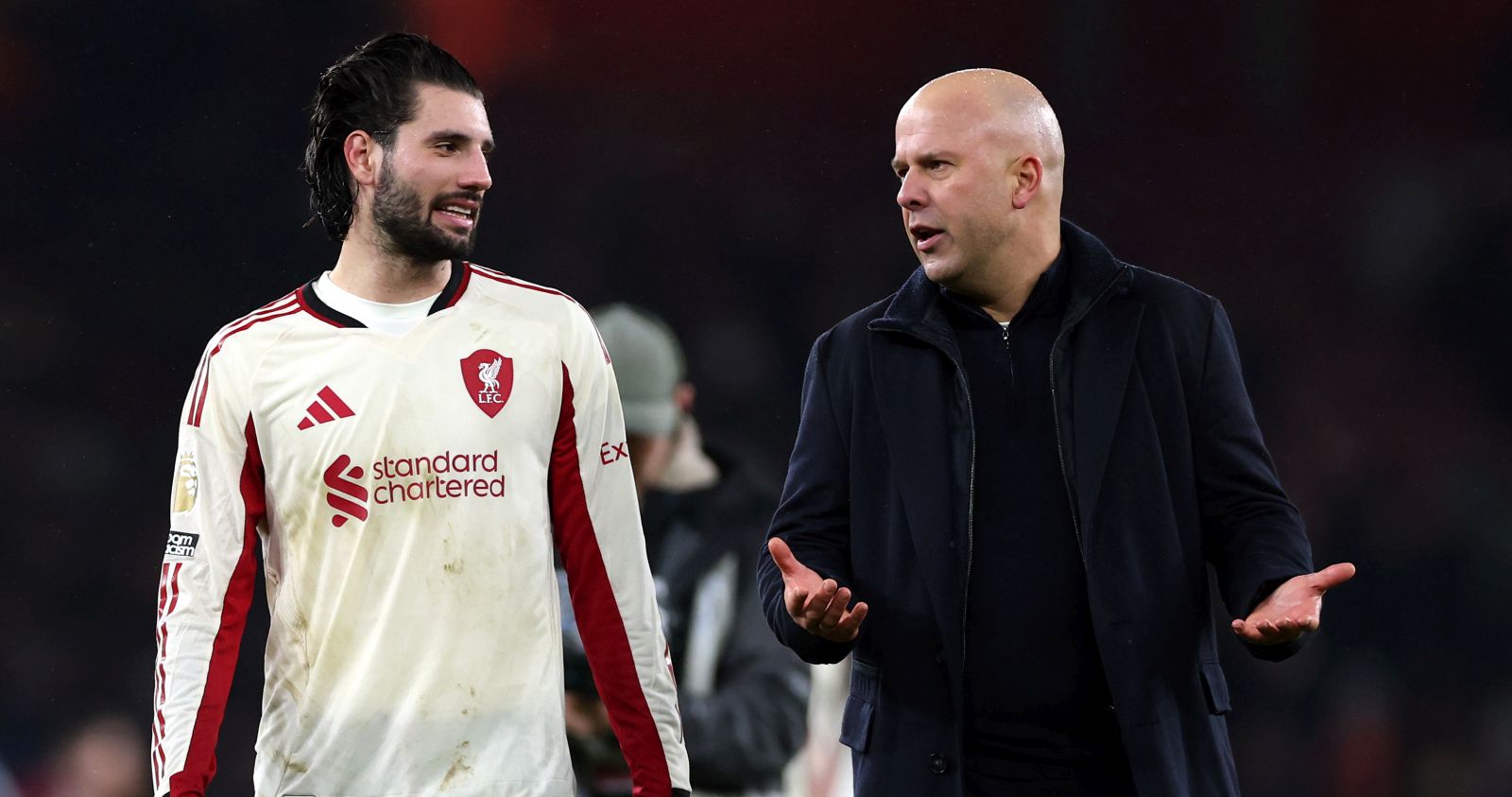 A Liverpool edzője elbeszélgetett Szoboszlaival hatalmas hibája után