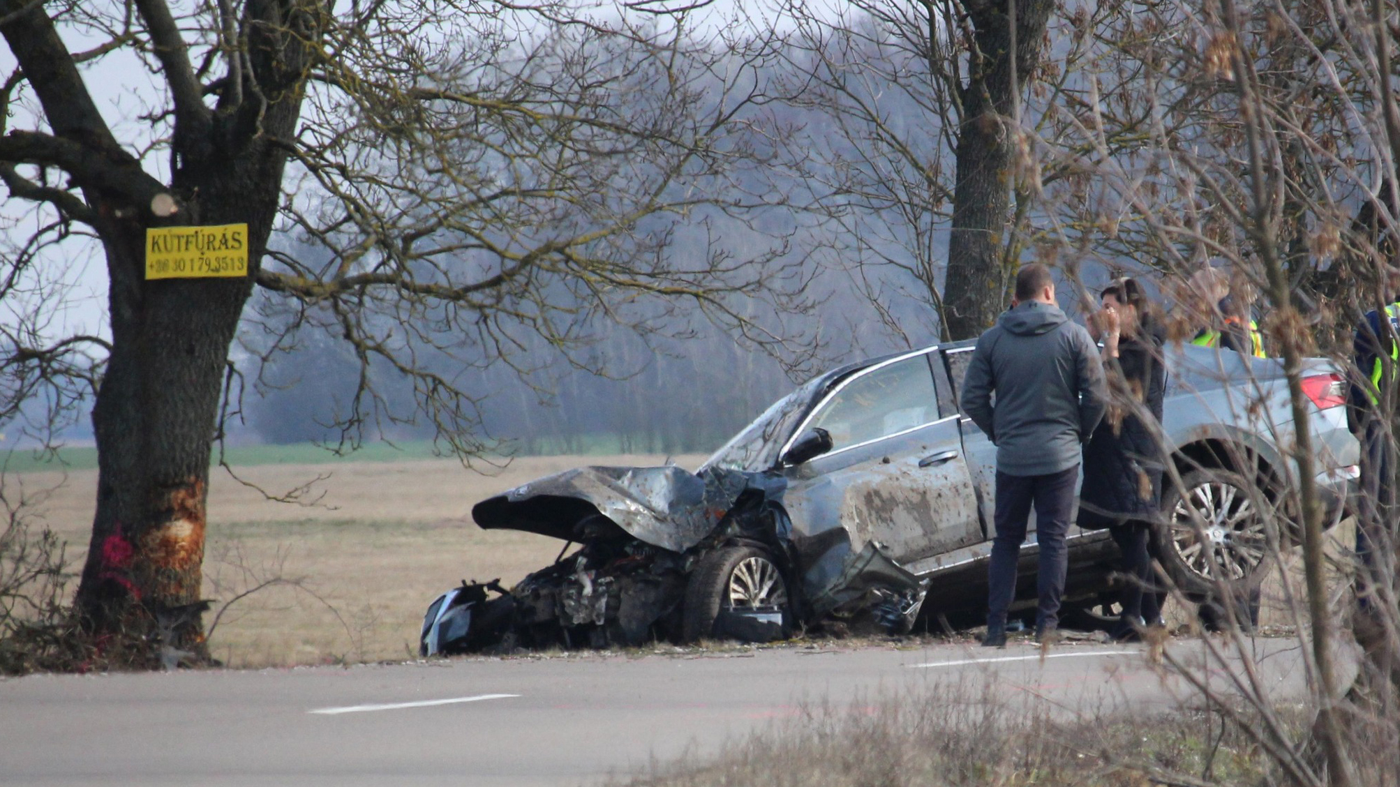 Autóbalesetet szenvedett a Mezőkövesd elnöke, a mentőhelikoptert is riasztották