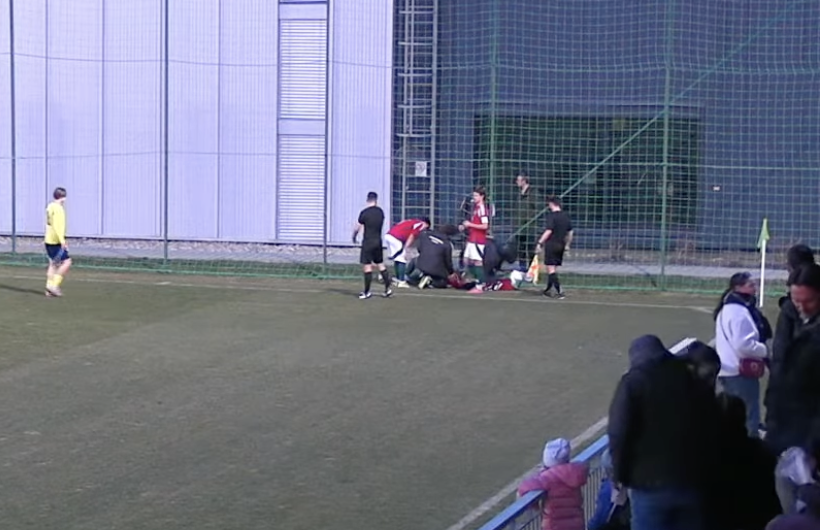 Pazar gól után drámai sérülés Telkiben - videó