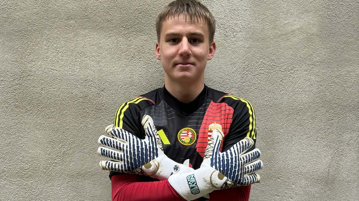 A Fradi magyar fiatalja "felcsapott" kapusnak az U-válogatottban - videó